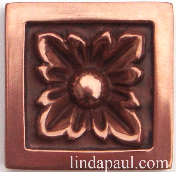 Decorative Metal tile Accents - Small Tile inserts